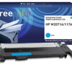 Freecolor Συμβατό Toner για Laser Εκτυπωτή HP Hp 117a 700 Σελίδων Κυανό