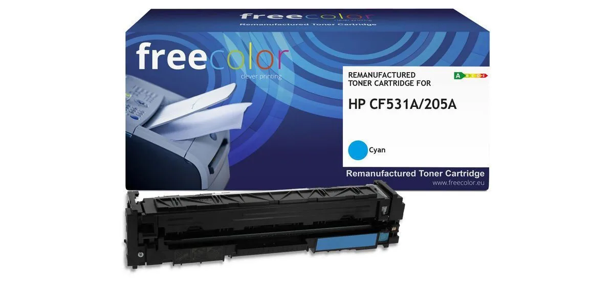 Freecolor Συμβατό Toner για Laser Εκτυπωτή HP Hp 205a (cf531a) 900 Σελίδων Κυανό Freecolor Συμβατό Toner για Laser Εκτυπωτή HP Hp 205a (cf531a) 900 Σελίδων Κυανό - Image 1