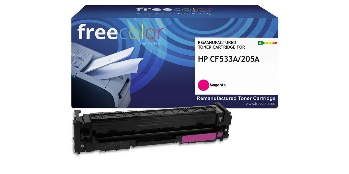 Freecolor Συμβατό Toner για Laser Εκτυπωτή HP Hp 205a (cf533a) 900 Σελίδων Ματζέντα Freecolor Συμβατό Toner για Laser Εκτυπωτή HP Hp 205a (cf533a) 900 Σελίδων Ματζέντα - Image 1