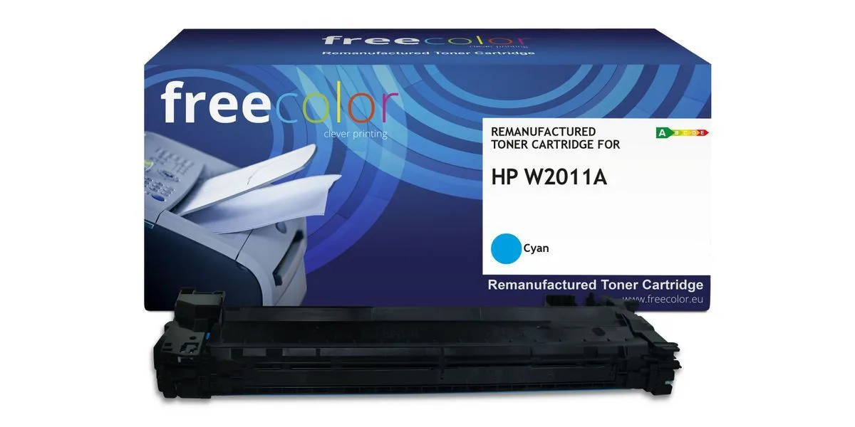 Freecolor Συμβατό Toner για Laser Εκτυπωτή HP Hp W2011a Κυανό με Chip Freecolor Συμβατό Toner για Laser Εκτυπωτή HP Hp W2011a Κυανό με Chip - Image 1