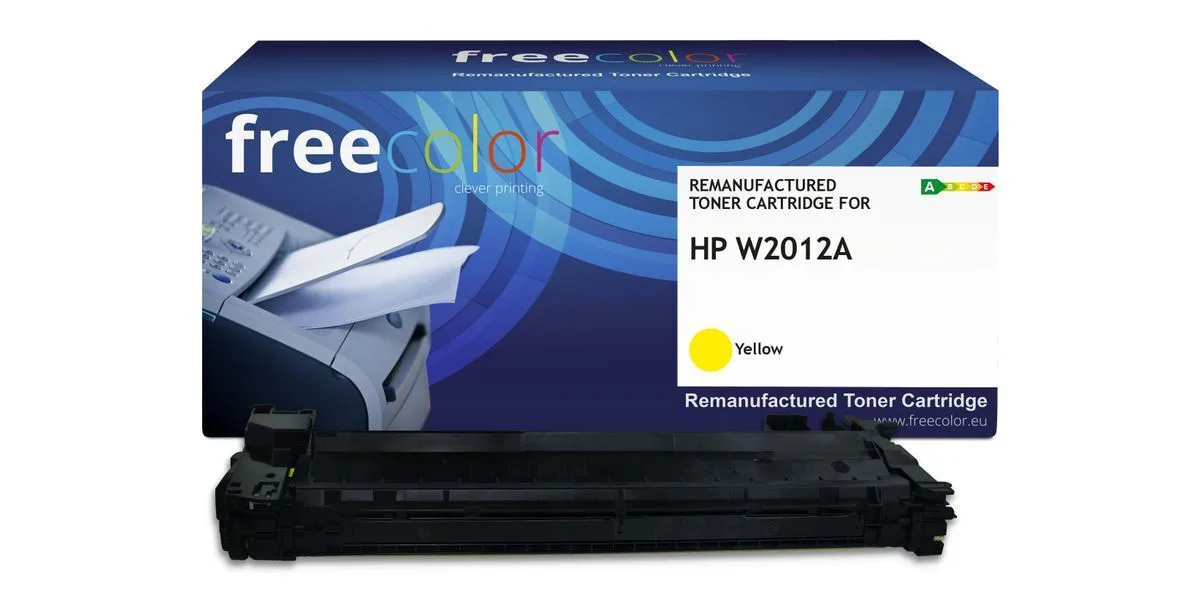 Freecolor Συμβατό Toner για Laser Εκτυπωτή HP Hp W2012a 13000 Σελίδων Κίτρινο με Chip Freecolor Συμβατό Toner για Laser Εκτυπωτή HP Hp W2012a 13000 Σελίδων Κίτρινο με Chip - Image 1
