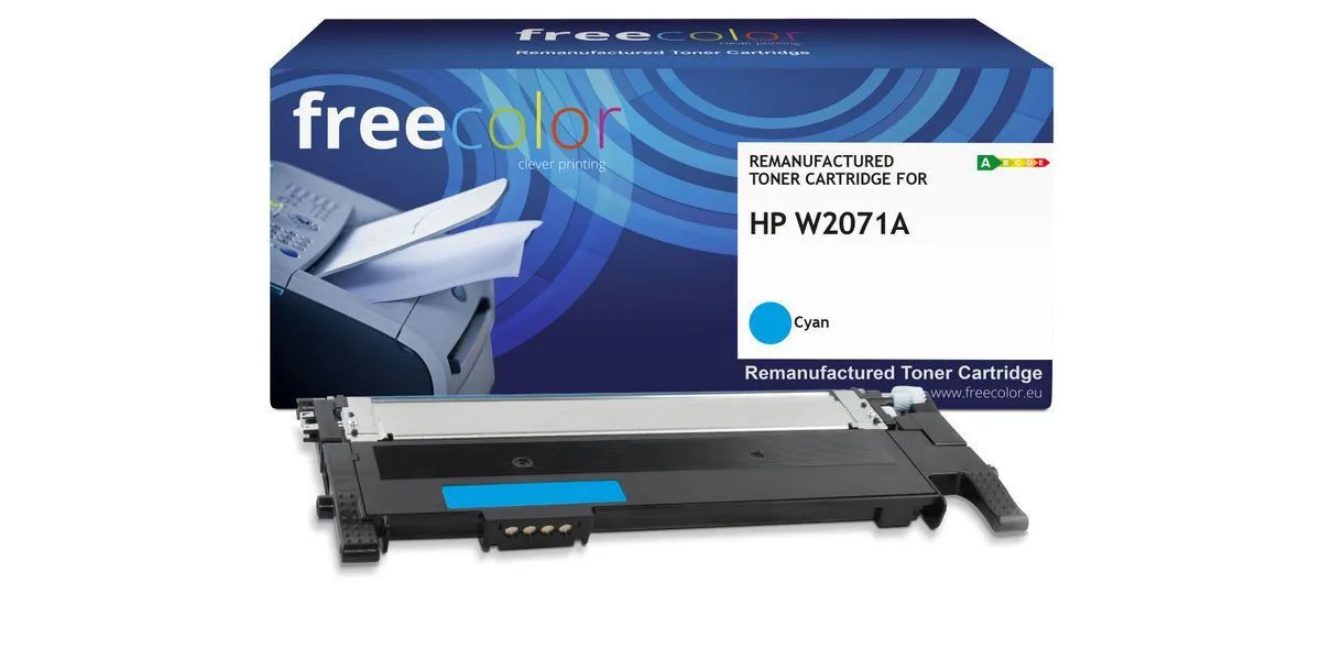 Freecolor Συμβατό Toner για Laser Εκτυπωτή HP Hp W2071a 1000 Σελίδων Κυανό με Chip Freecolor Συμβατό Toner για Laser Εκτυπωτή HP Hp W2071a 1000 Σελίδων Κυανό με Chip - Image 1