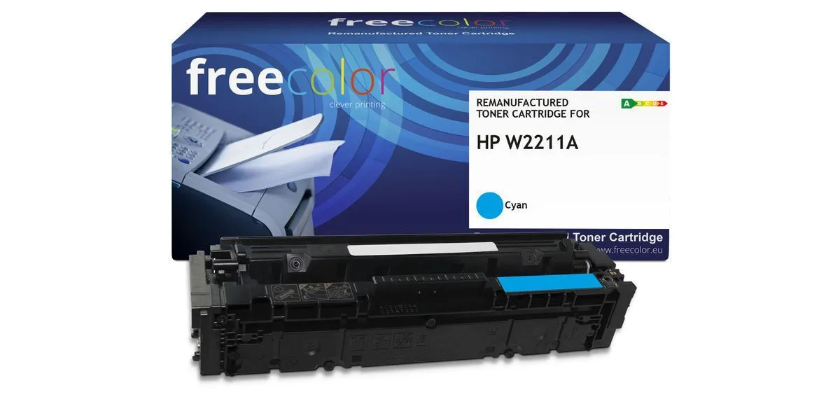 Freecolor Συμβατό Toner για Laser Εκτυπωτή HP Hp W2211a/207a 1250 Σελίδων Κυανό με Chip Freecolor Συμβατό Toner για Laser Εκτυπωτή HP Hp W2211a/207a 1250 Σελίδων Κυανό με Chip - Image 1