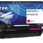 Freecolor Συμβατό Toner για Laser Εκτυπωτή HP Hp W2213a 1250 Σελίδων Ματζέντα με Chip
