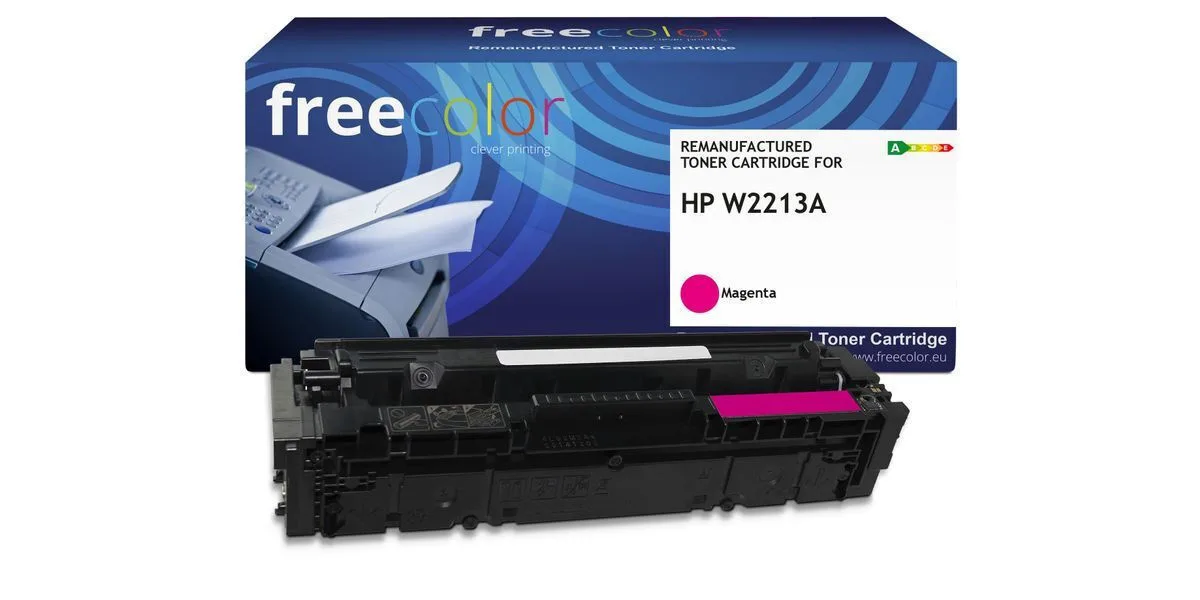 Freecolor Συμβατό Toner για Laser Εκτυπωτή HP Hp W2213a 1250 Σελίδων Ματζέντα με Chip Freecolor Συμβατό Toner για Laser Εκτυπωτή HP Hp W2213a 1250 Σελίδων Ματζέντα με Chip - Image 1