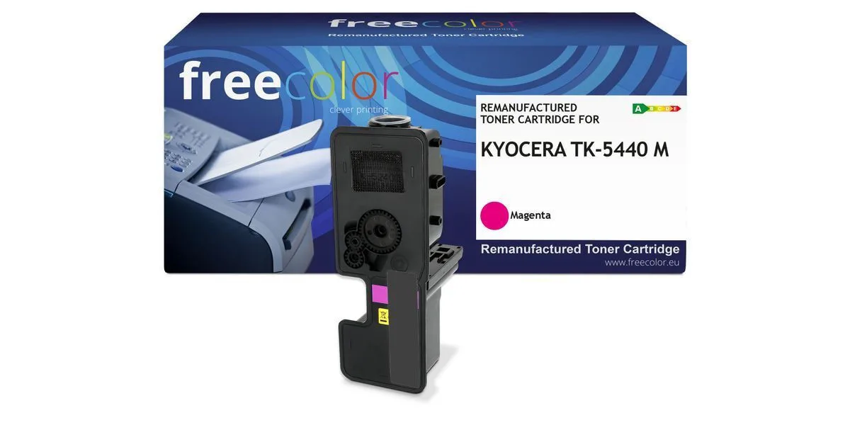 Freecolor Συμβατό Toner για Laser Εκτυπωτή Kyocera Kyocera Tk-5440k Ματζέντα με Chip Freecolor Συμβατό Toner για Laser Εκτυπωτή Kyocera Kyocera Tk-5440k Ματζέντα με Chip - Image 1