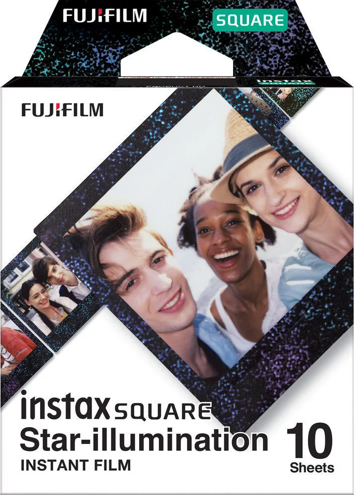 Fujifilm Color Instax Square Instant Φιλμ 16633495 (10 Exposures) Star-Illumination Fujifilm Color Instax Square Instant Φιλμ 16633495 (10 Exposures) Star-Illumination - Image 1