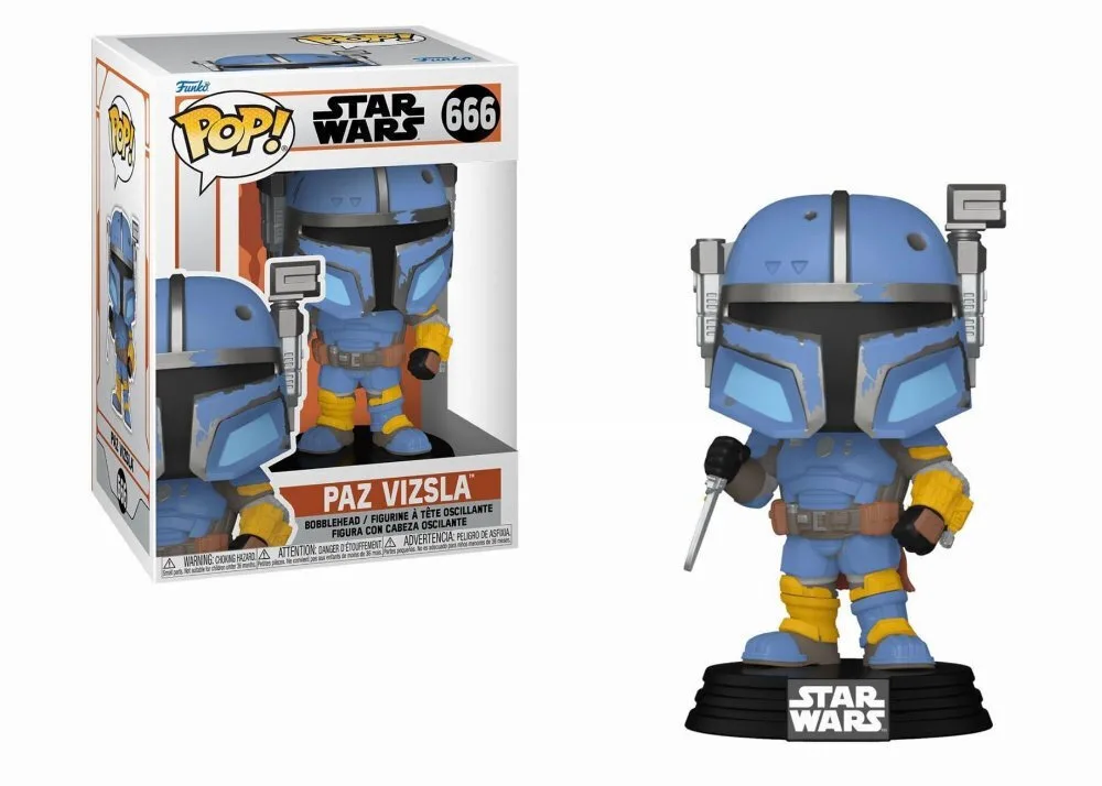 Funko Pop! Movies: Star Wars - Vizsla 666 Bobble-Head Funko Pop! Movies: Star Wars - Vizsla 666 Bobble-Head - Image 1