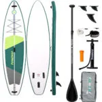 Funwater Φουσκωτή Σανίδα SUP με Μήκος 3.35m Πράσινη SUPFW69A