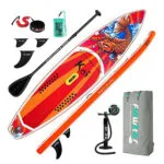 Funwater Koi 11′6″ Φουσκωτή Σανίδα SUP με Μήκος 3.5m Κόκκινη SUPFR01E