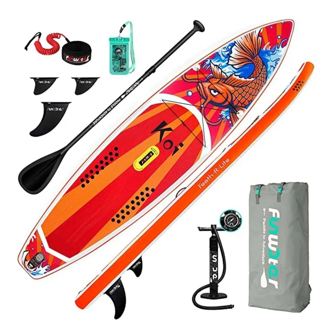 Funwater Koi 11′6″ Φουσκωτή Σανίδα SUP με Μήκος 3.5m Κόκκινη SUPFR01E Funwater Koi 11′6″ Φουσκωτή Σανίδα SUP με Μήκος 3.5m Κόκκινη SUPFR01E - Image 1