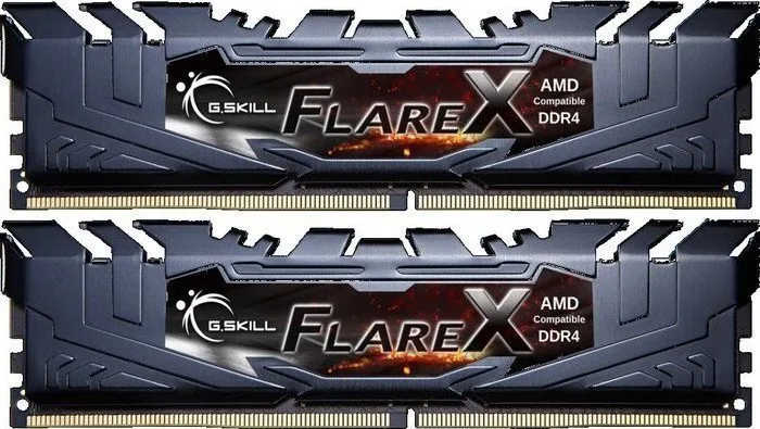 G.Skill Flare X (for AMD) DDR4 16GB RAM με 2x8GB Modules και Ταχύτητα 3200 για Desktop F4-3200C16D-16GFX G.Skill Flare X (for AMD) DDR4 16GB RAM με 2x8GB Modules και Ταχύτητα 3200 για Desktop F4-3200C16D-16GFX - Image 1