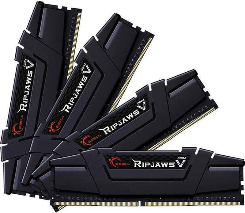 G.Skill Ripjaws V DDR4 32GB RAM με 4x8GB Modules και Ταχύτητα 4000 για Desktop F4-4000C18Q-32GVK G.Skill Ripjaws V DDR4 32GB RAM με 4x8GB Modules και Ταχύτητα 4000 για Desktop F4-4000C18Q-32GVK - Image 1