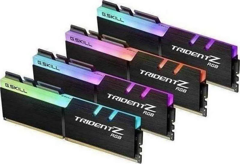 G.Skill Trident Z RGB DDR4 32GB RAM με 4x8GB Modules και Ταχύτητα 3200 για Desktop F4-3200C16Q-32GTZR G.Skill Trident Z RGB DDR4 32GB RAM με 4x8GB Modules και Ταχύτητα 3200 για Desktop F4-3200C16Q-32GTZR - Image 1