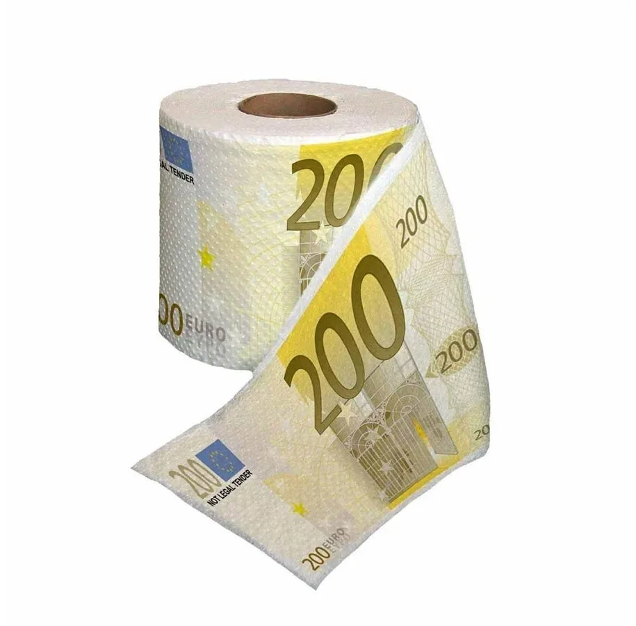 Gadget Mad Monkey Toilettenpapier "200euro" White Gadget Mad Monkey Toilettenpapier "200euro" White - Image 1