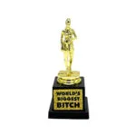 Gadget Mad Monkey Trophy "world's Biggest Bitch"
