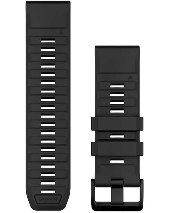 Garmin Quickfit 26 Black Silicone Band Garmin Quickfit 26 Black Silicone Band - Image 1