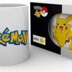GB eye Pokemon Logo & Pikachu Κούπα Κεραμική Λευκή 320ml MG2482