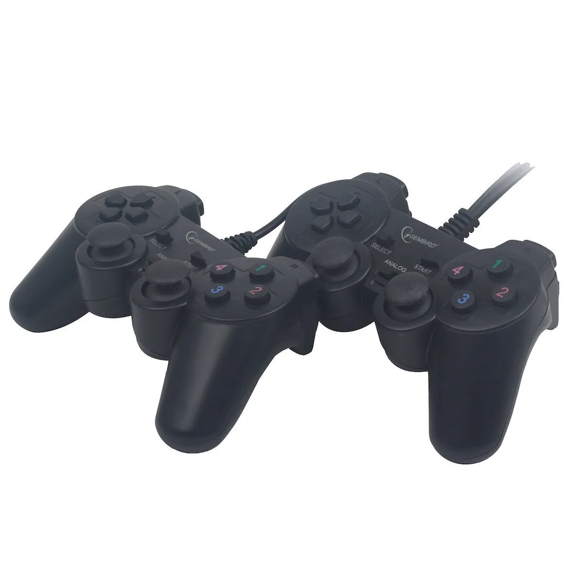 Gembird JPD-UDV2-01 Ενσύρματο Gamepad για PC Μαύρο Gembird JPD-UDV2-01 Ενσύρματο Gamepad για PC Μαύρο - Image 1