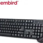 Gembird KBS-W-01 Ασύρματο Σετ Πληκτρολόγιο & Ποντίκι Αγγλικό US