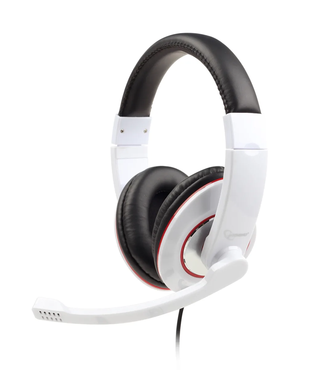 Gembird MHS-001 Over Ear Gaming Headset με σύνδεση 3.5mm Λευκό Gembird MHS-001 Over Ear Gaming Headset με σύνδεση 3.5mm Λευκό - Image 1