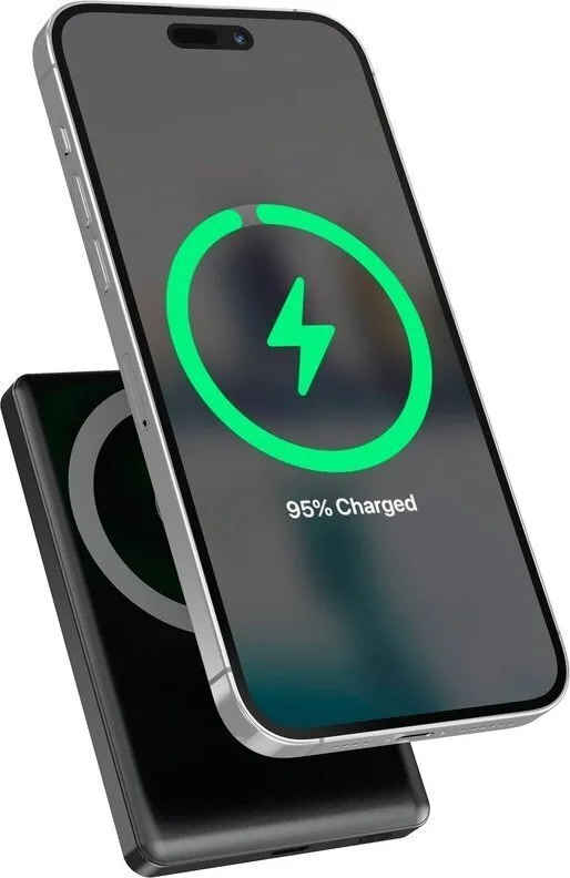 Gembird PB10-WPC15M-LCD-01 MagSafe Power Bank 10000mAh 15W με Θύρα USB-C Power Delivery Μαύρο Gembird PB10-WPC15M-LCD-01 MagSafe Power Bank 10000mAh 15W με Θύρα USB-C Power Delivery Μαύρο - Image 1