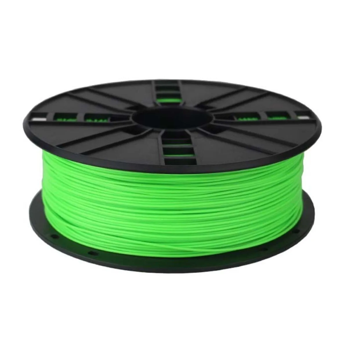 Gembird PLA 3D Printer Filament 1.75mm Fluorescent Green 1kg 3DP-PLA1.75-01-FG 1τμχ (Spool) Gembird PLA 3D Printer Filament 1.75mm Fluorescent Green 1kg 3DP-PLA1.75-01-FG 1τμχ (Spool) - Image 1