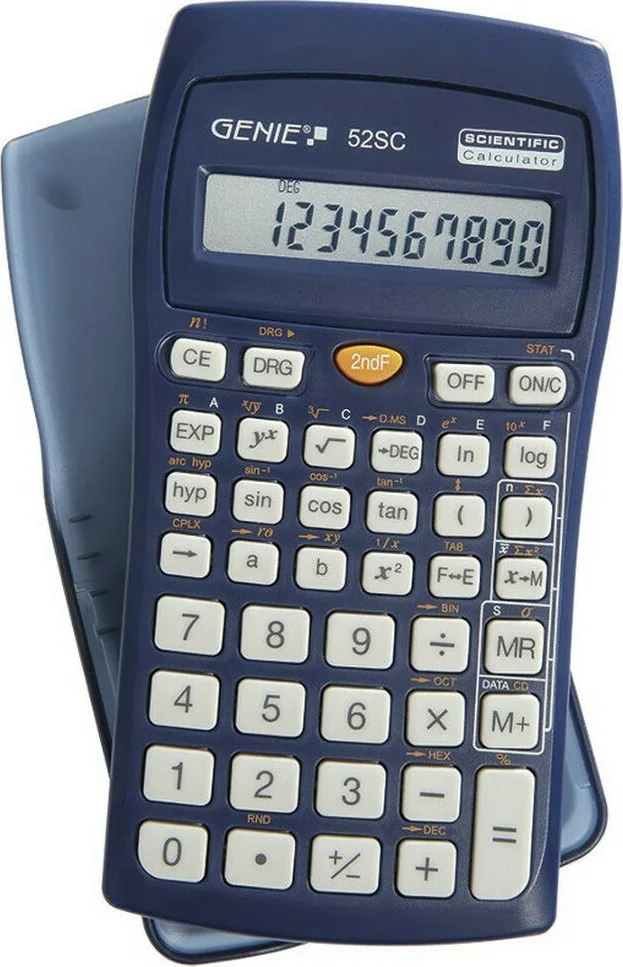 Genie 52 SC Αριθμομηχανή Επιστημονική 10 Ψηφίων σε Μπλε Χρώμα Genie 52 SC Αριθμομηχανή Επιστημονική 10 Ψηφίων σε Μπλε Χρώμα - Image 1