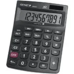 Genie Basic 205 MD Αριθμομηχανή Λογιστική 10 Ψηφίων σε Μαύρο Χρώμα 12030