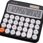 Genie Αριθμομηχανή σε Μαύρο Χρώμα 12775