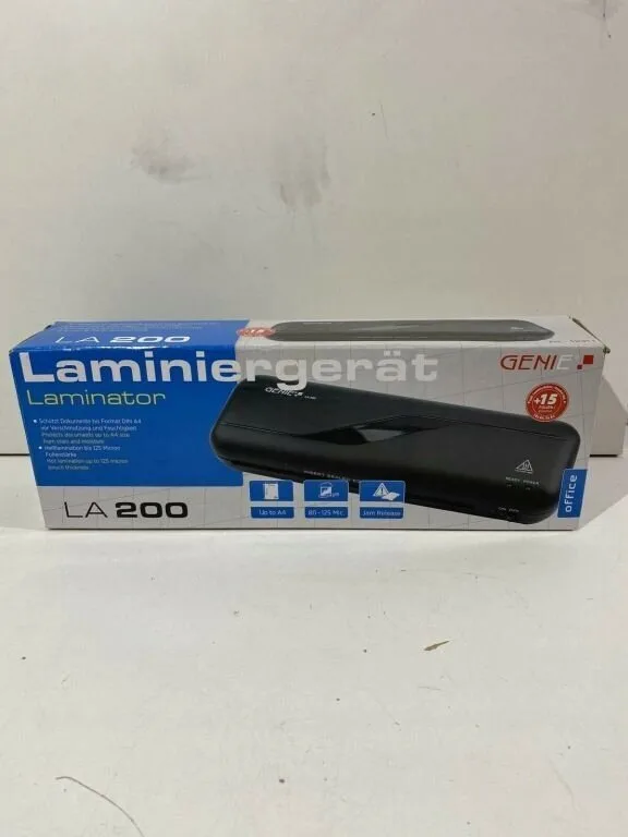 Genie Πλαστικοποιητής Επιτραπέζιος για A4 12311 Genie Πλαστικοποιητής Επιτραπέζιος για A4 12311 - Image 1