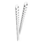 Genie Spiralbinderücken 6mm Λευκά 25 Τεμάχια