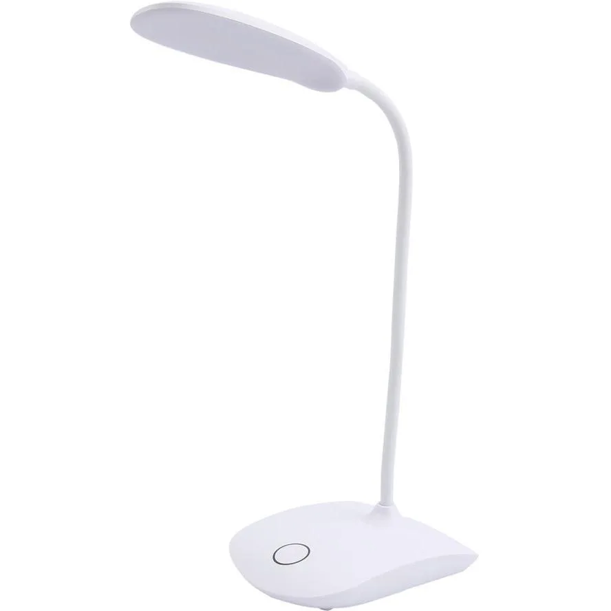 Genie TL04 LED Φωτιστικό Γραφείου με Εύκαμπτο Βραχίονα σε Λευκό Χρώμα 40171 Genie TL04 LED Φωτιστικό Γραφείου με Εύκαμπτο Βραχίονα σε Λευκό Χρώμα 40171 - Image 1