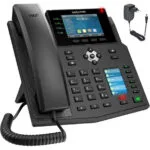 Gequdio GX5+ Ενσύρματο Τηλέφωνο IP 16 γραμμών Μαύρο