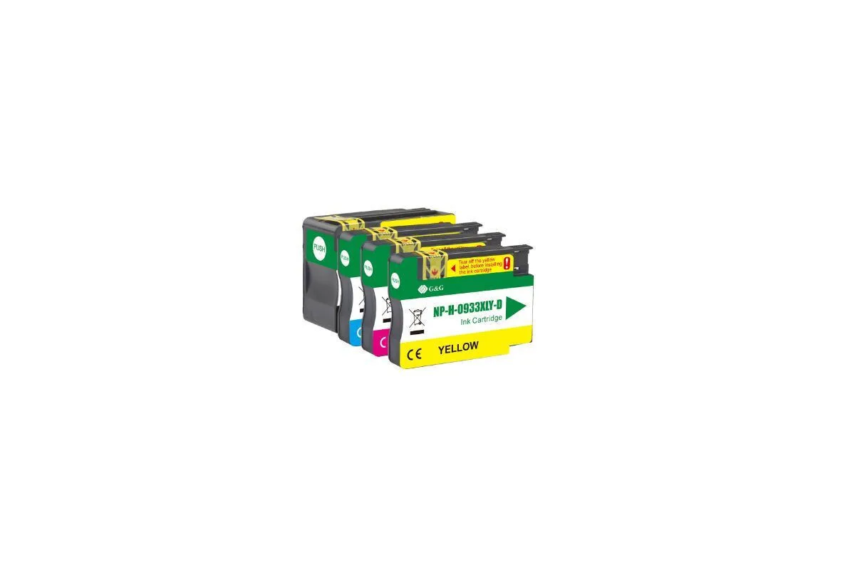 G&G 14794 Συμβατό Μελάνι Εκτυπωτή InkJet HP Hp 932xl/933xl 14ml Μαύρο 4τμχ G&G 14794 Συμβατό Μελάνι Εκτυπωτή InkJet HP Hp 932xl/933xl 14ml Μαύρο 4τμχ - Image 1