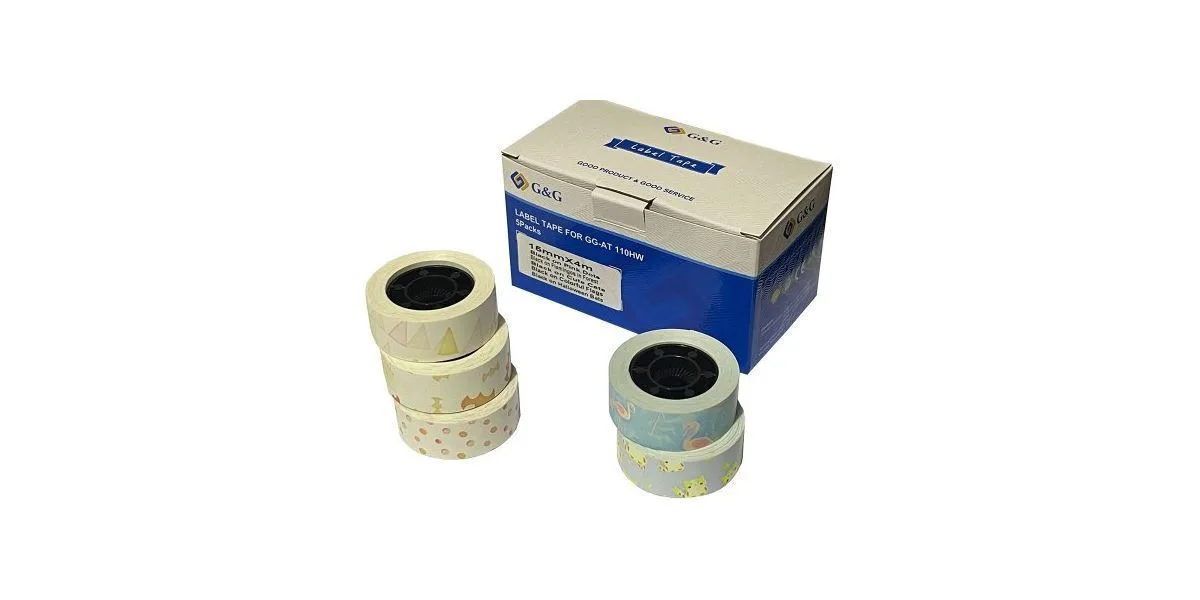 G&G 19684 Αυτοκόλλητες Ετικέτες σε Ρολό 15x15mm 5τμχ G&G 19684 Αυτοκόλλητες Ετικέτες σε Ρολό 15x15mm 5τμχ - Image 1