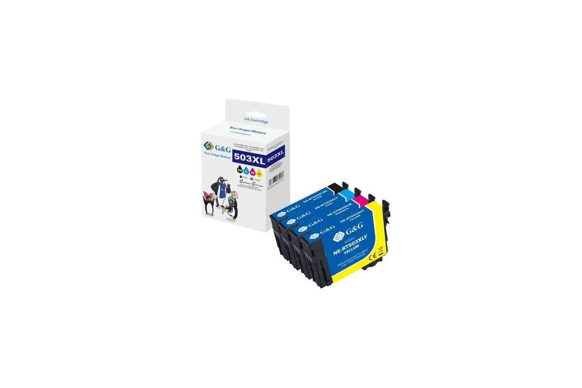 G&G 20575 Πακέτο Συμβατών Μελανιών Εκτυπωτή InkJet Epson Epson 503xl 550 Σελίδων Μαύρο 1τμχ G&G 20575 Πακέτο Συμβατών Μελανιών Εκτυπωτή InkJet Epson Epson 503xl 550 Σελίδων Μαύρο 1τμχ - Image 1