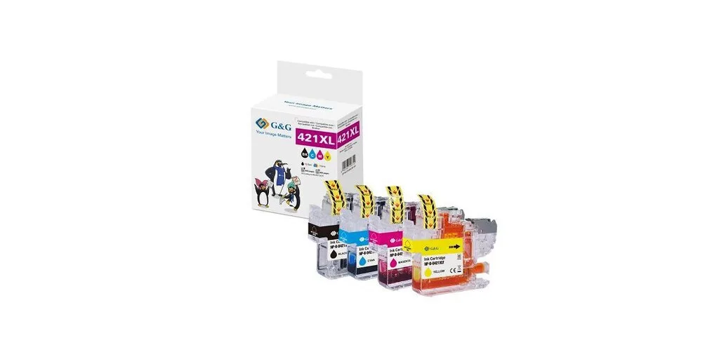 G&G Πακέτο Συμβατών Μελανιών Εκτυπωτή InkJet Brother LC421XLVAL 500 Σελίδων 5.6ml Μαύρο 1τμχ G&G Πακέτο Συμβατών Μελανιών Εκτυπωτή InkJet Brother LC421XLVAL 500 Σελίδων 5.6ml Μαύρο 1τμχ - Image 1