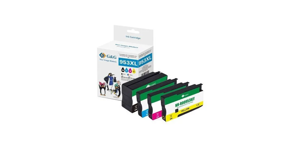 G&G Πακέτο Συμβατών Μελανιών Εκτυπωτή InkJet HP 953XL, 3HZ52A Πολλαπλό (Color) 1τμχ G&G Πακέτο Συμβατών Μελανιών Εκτυπωτή InkJet HP 953XL, 3HZ52A Πολλαπλό (Color) 1τμχ - Image 1