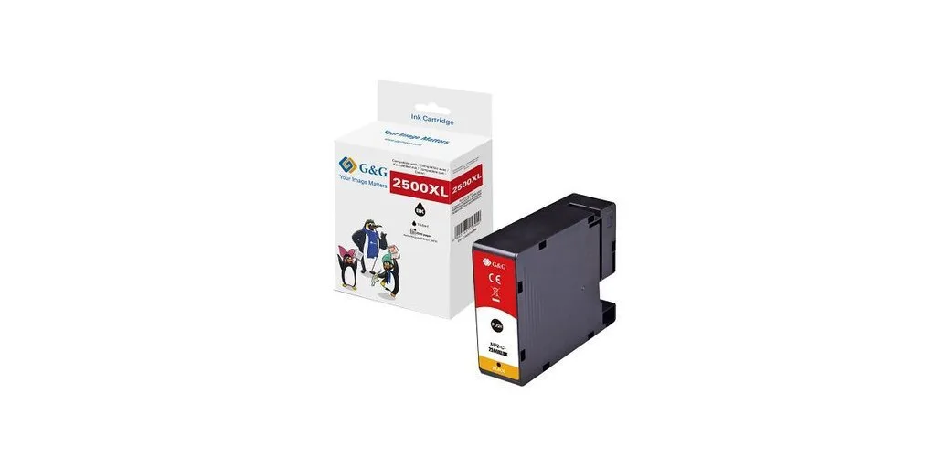 G&G Συμβατό Μελάνι Εκτυπωτή InkJet Canon PGI-2500XLBK Πολλαπλό (Color) 1τμχ G&G Συμβατό Μελάνι Εκτυπωτή InkJet Canon PGI-2500XLBK Πολλαπλό (Color) 1τμχ - Image 1
