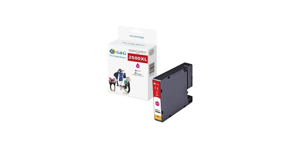 G&G Συμβατό Μελάνι Εκτυπωτή InkJet Canon PGI-2500XLM 20.4ml Ματζέντα 1τμχ G&G Συμβατό Μελάνι Εκτυπωτή InkJet Canon PGI-2500XLM 20.4ml Ματζέντα 1τμχ - Image 1