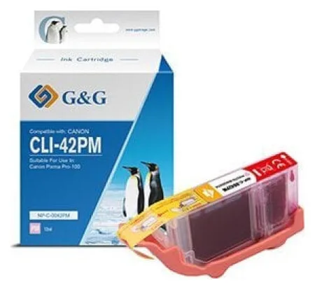 G&G Συμβατό Μελάνι Εκτυπωτή InkJet CLI-42PM Ματζέντα 1τμχ NP-C-0042PM G&G Συμβατό Μελάνι Εκτυπωτή InkJet CLI-42PM Ματζέντα 1τμχ NP-C-0042PM - Image 1