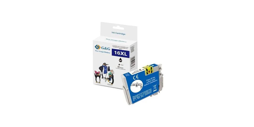 G&G Συμβατό Μελάνι Εκτυπωτή InkJet Epson 16XL, T1631, C13T16314012 500 Σελίδων 17ml 1τμχ G&G Συμβατό Μελάνι Εκτυπωτή InkJet Epson 16XL, T1631, C13T16314012 500 Σελίδων 17ml 1τμχ - Image 1
