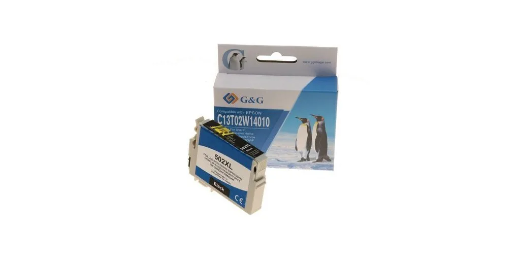 G&G Συμβατό Μελάνι Εκτυπωτή InkJet Epson 502XL 550 Σελίδων 9.2ml Μαύρο 1τμχ G&G Συμβατό Μελάνι Εκτυπωτή InkJet Epson 502XL 550 Σελίδων 9.2ml Μαύρο 1τμχ - Image 1