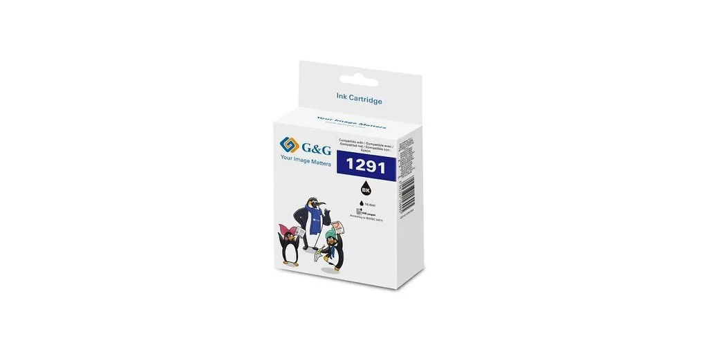 G&G Συμβατό Μελάνι Εκτυπωτή InkJet Epson T1291/C13T12914012 11.2ml Μαύρο 1τμχ G&G Συμβατό Μελάνι Εκτυπωτή InkJet Epson T1291/C13T12914012 11.2ml Μαύρο 1τμχ - Image 1