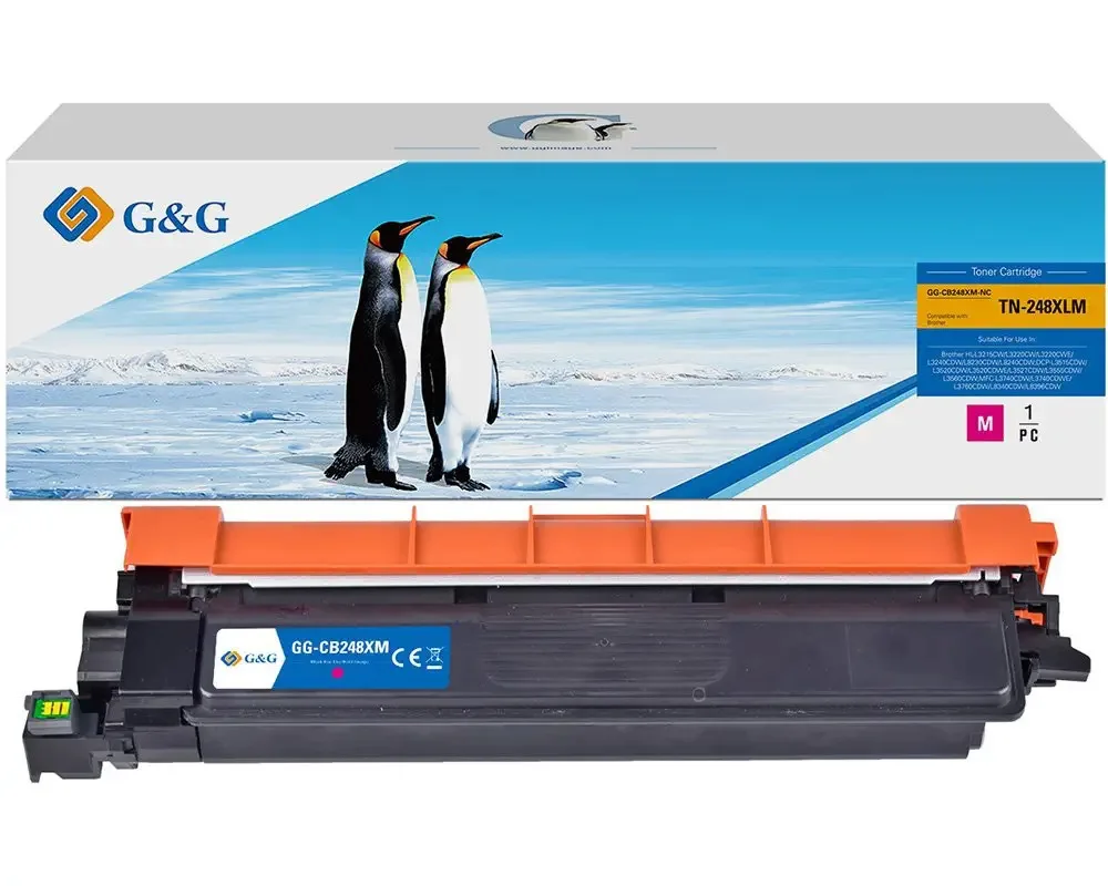 G&G Συμβατό Toner για Laser Εκτυπωτή Brother Brother Tn-248xl Ματζέντα GG-CB248XLM G&G Συμβατό Toner για Laser Εκτυπωτή Brother Brother Tn-248xl Ματζέντα GG-CB248XLM - Image 1