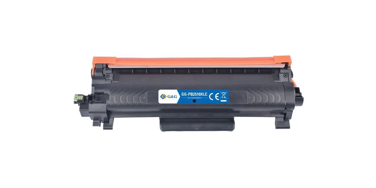 G&G Συμβατό Toner για Laser Εκτυπωτή Brother Brother Tn2510xxl Μαύρο με Chip G&G Συμβατό Toner για Laser Εκτυπωτή Brother Brother Tn2510xxl Μαύρο με Chip - Image 1