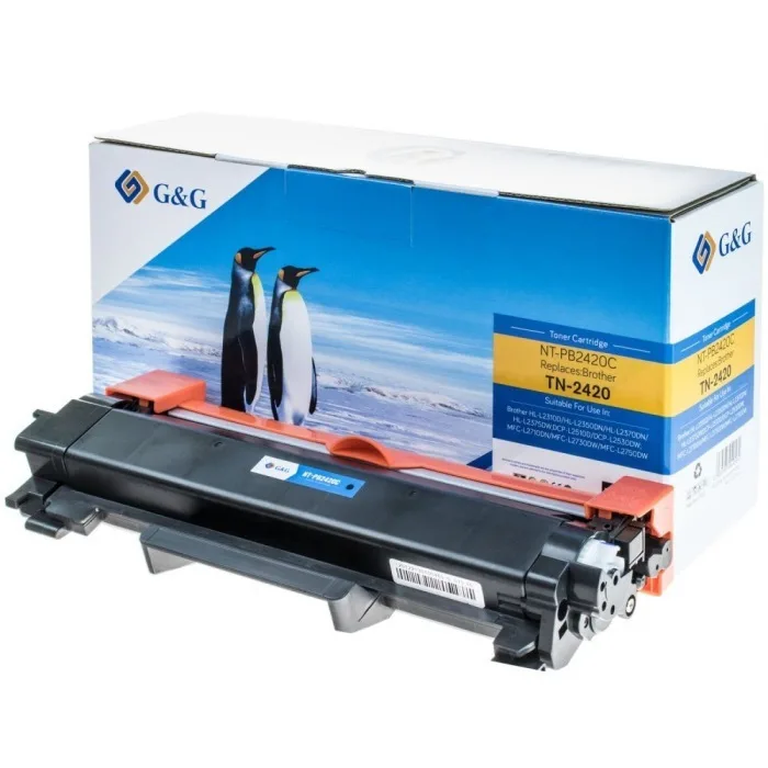 G&G Συμβατό Toner για Laser Εκτυπωτή Brother TN-2420 6000 Σελίδων Μαύρο G&G Συμβατό Toner για Laser Εκτυπωτή Brother TN-2420 6000 Σελίδων Μαύρο - Image 1