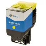 G&G Συμβατό Toner για Laser Εκτυπωτή Lexmark Κίτρινο 15761