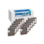 G&G Ταινία Ετικετογράφου 1m x 9mm σε Λευκό Χρώμα Συμβατή με Dymo D1
